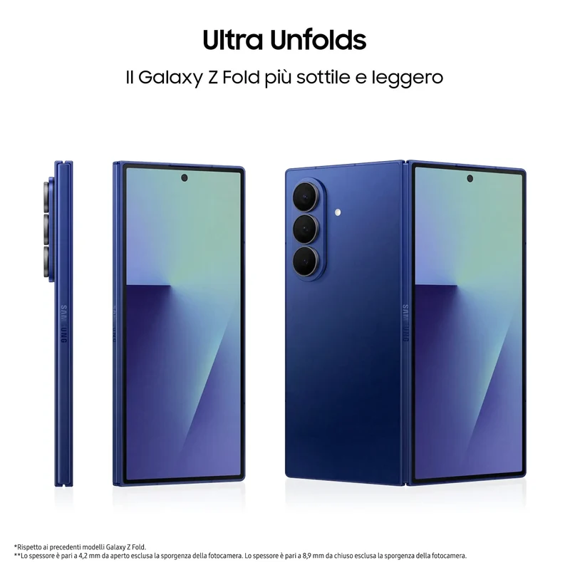 Samsung Galaxy Z Fold7, 20,3 cm (8"), 12 GB, 512 GB, 200 MP, Android 16.0, Silber
