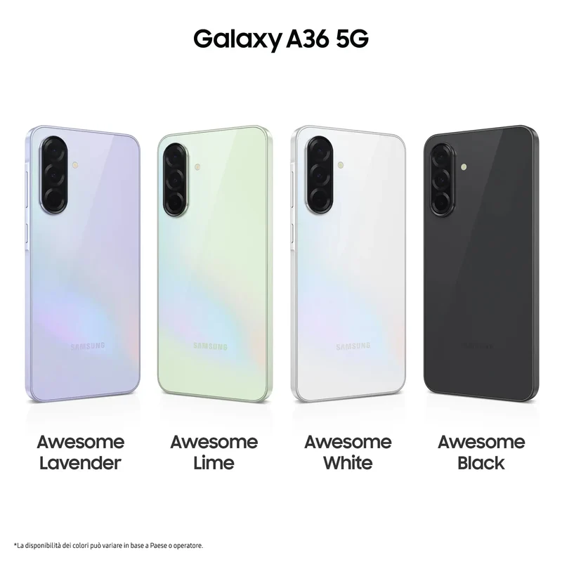 Samsung Galaxy A36 5G, A366, 17 cm (6.7"), 8 GB, 256 GB, 50 MP, Android 15, Schwarz