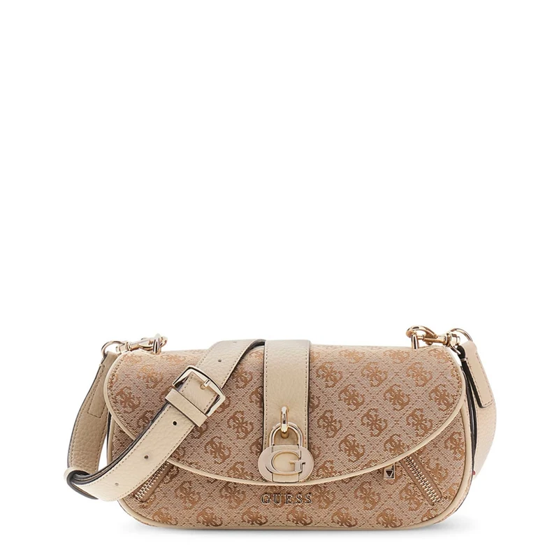 Guess Jessa Latte Logo Flap Crossbody HWJG83-62200-LTL