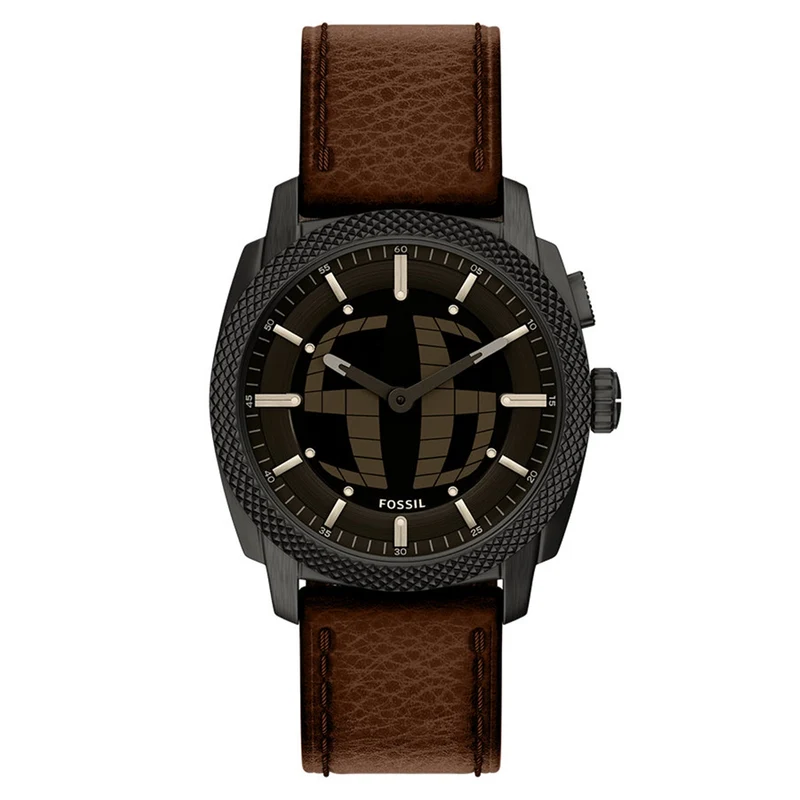 Fossil Machine Round Black Dial Watch FS6165