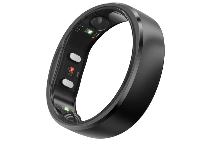 RingConn Gen 2 Smart Ring - Size 8 (Matte Black)