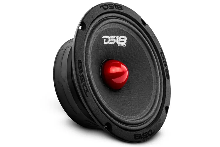 DS18 PRO 6.5" Mid Range Speaker with Bullet 140W RMS 4 Ohm (Each)