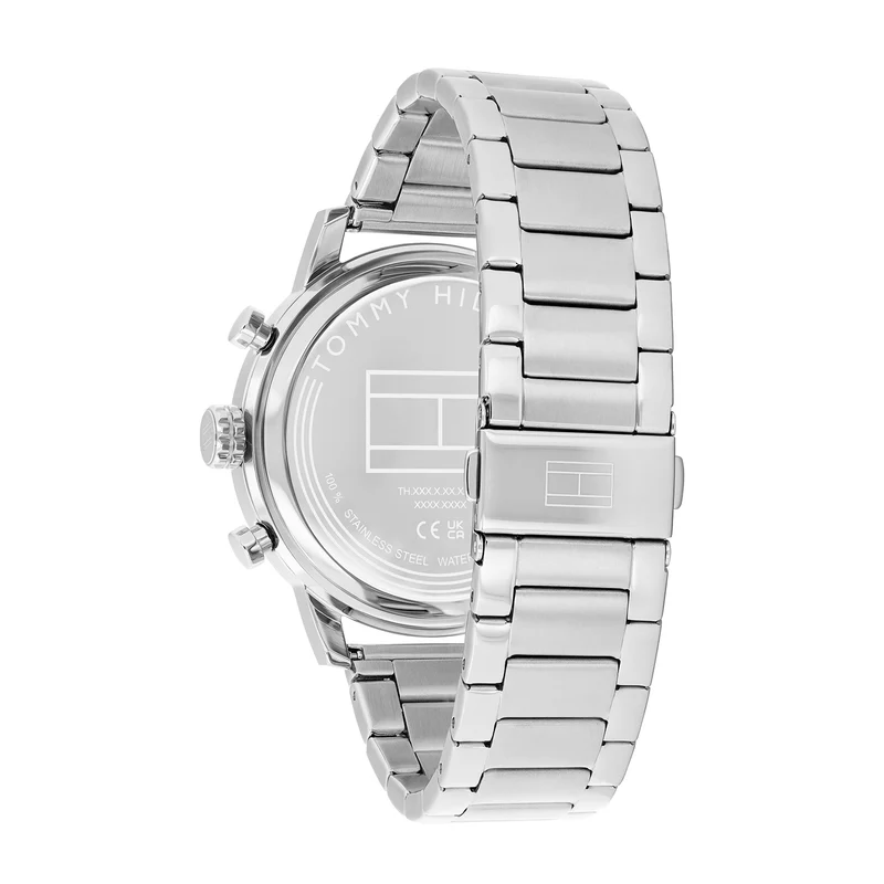 Tommy Hilfiger Rocky Silberne Und Grüne Herrenuhr TH1792180
