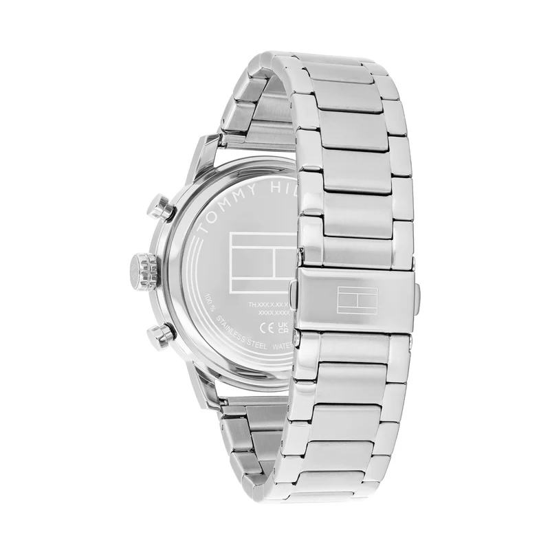 Tommy Hilfiger Rocky Silberne Und Blaue Herrenuhr TH1792179