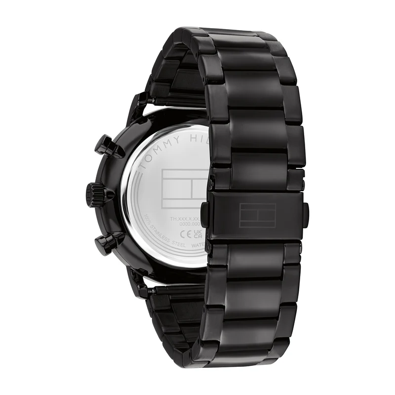 Tommy Hilfiger Schwarze Herrenuhr TH1710706