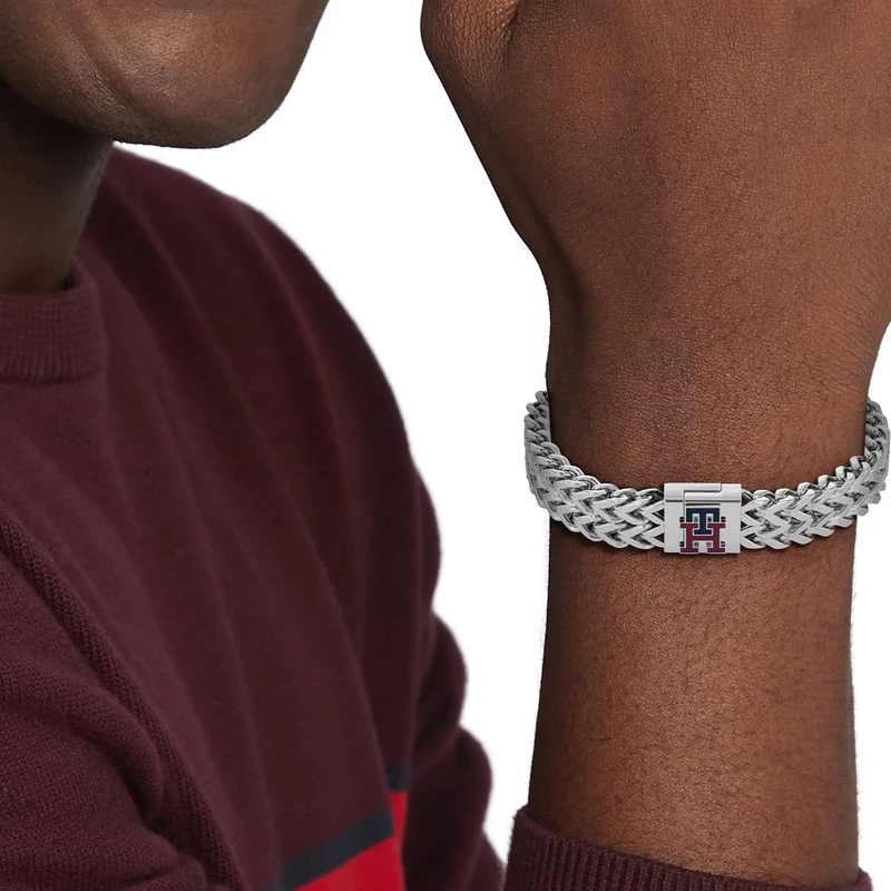 Tommy Hilfiger Jewels Monogram Silberfarbene Armband TJ2790462