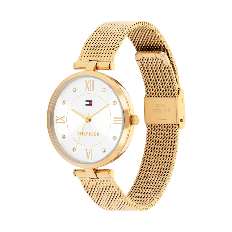 Tommy Hilfiger Goldene Damenuhr TH1782805