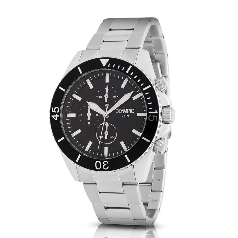 Olympic Paul herren Uhr Silber OL89HSS054