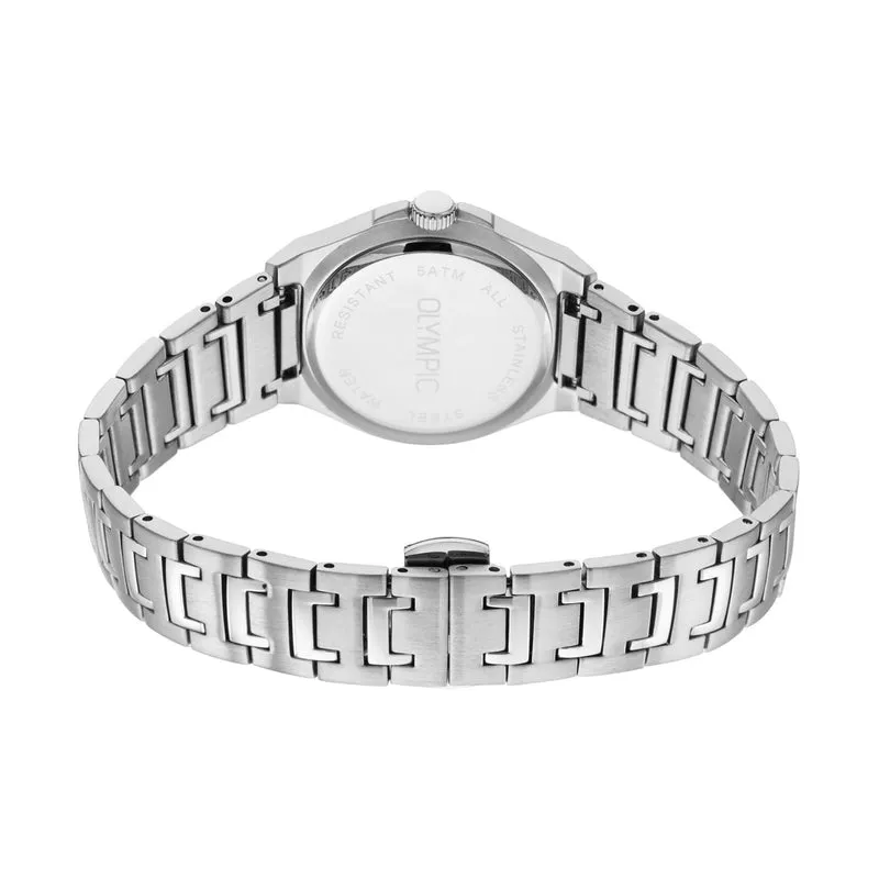 Olympic Momentum Silberne Damenuhr OL66DSS025
