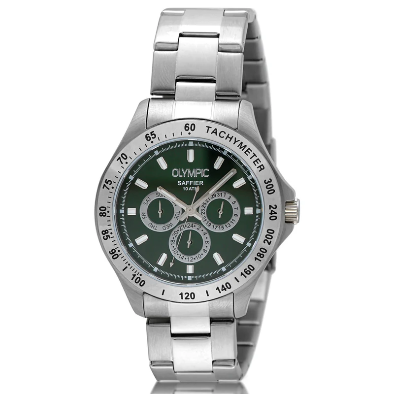 Olympic Jeffrey herren Uhr Silber OL89HSS051