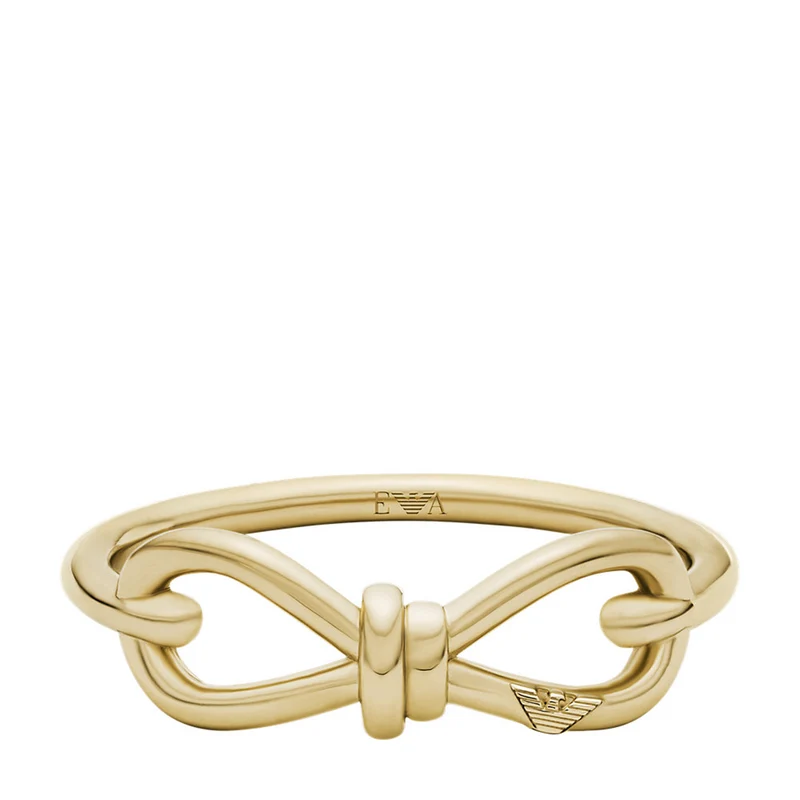 Emporio Armani Sentimental Brass Women's Ring EGS3328710-5.5
