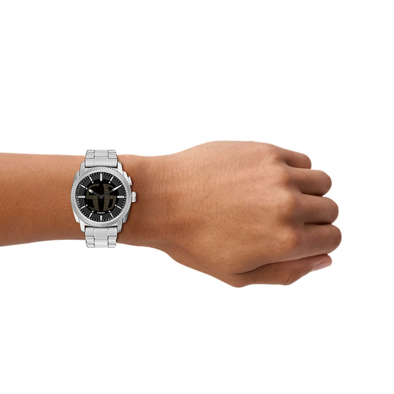 Fossil Machine Round Black Dial Watch FS6155