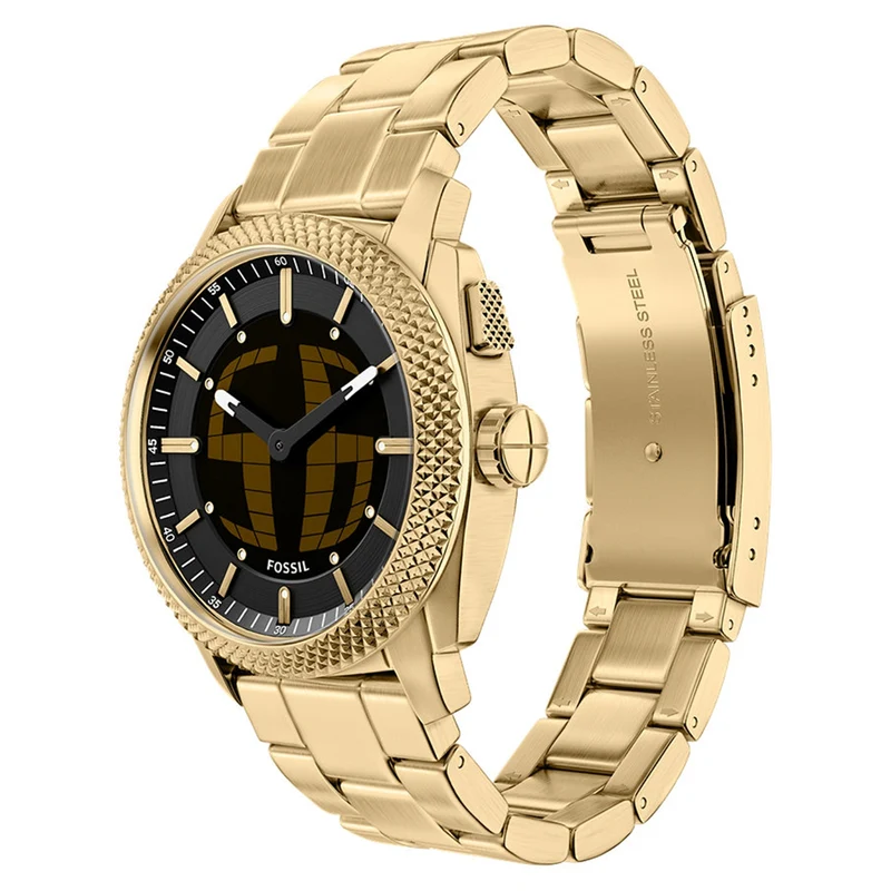 Fossil Machine Round Black Dial Watch FS6157