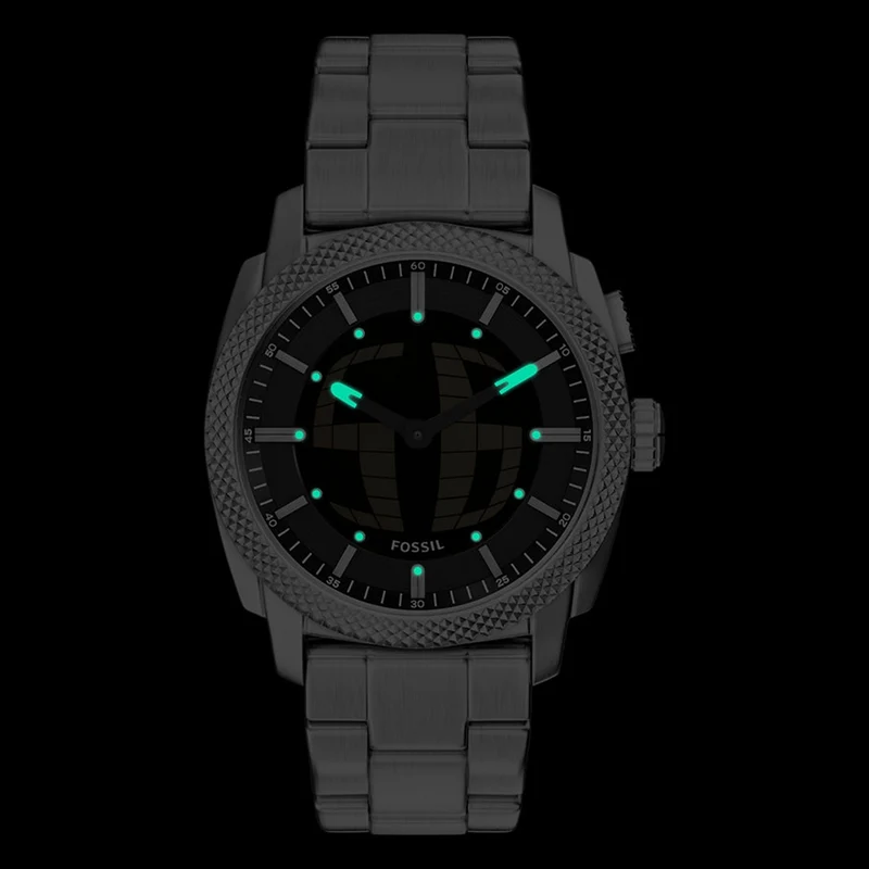 Fossil Machine Round Black Dial Watch FS6157