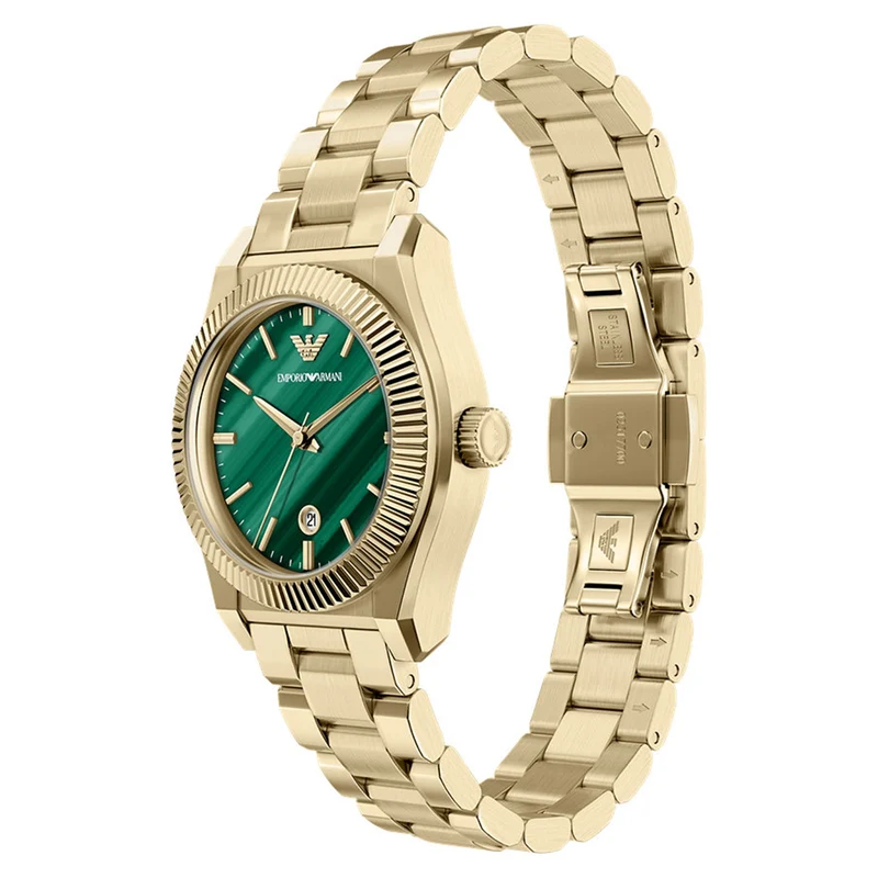 Emporio Armani Round Green Dial Watch AR11761