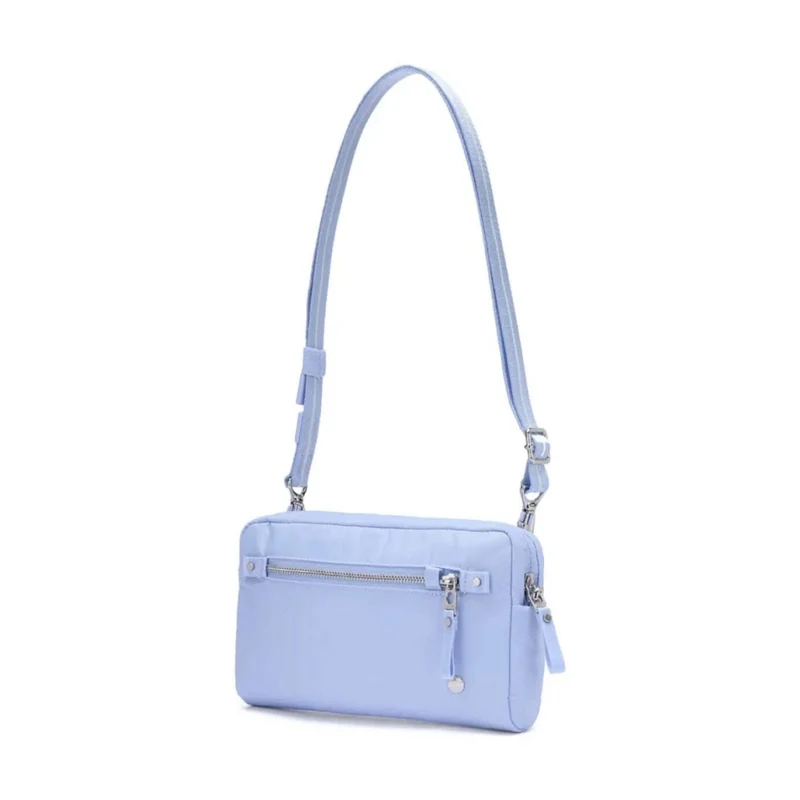 Pacsafe W Anti-Theft RFID Blocking Slashguard 3-in-1 Sling Bag Serenity Blue