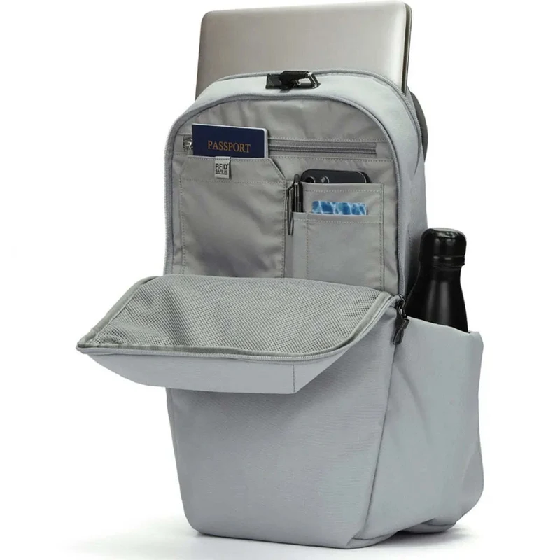 Pacsafe V Active Anti-Theft RFID Blocking Laptop 13" Backpack 24L Digital Grey