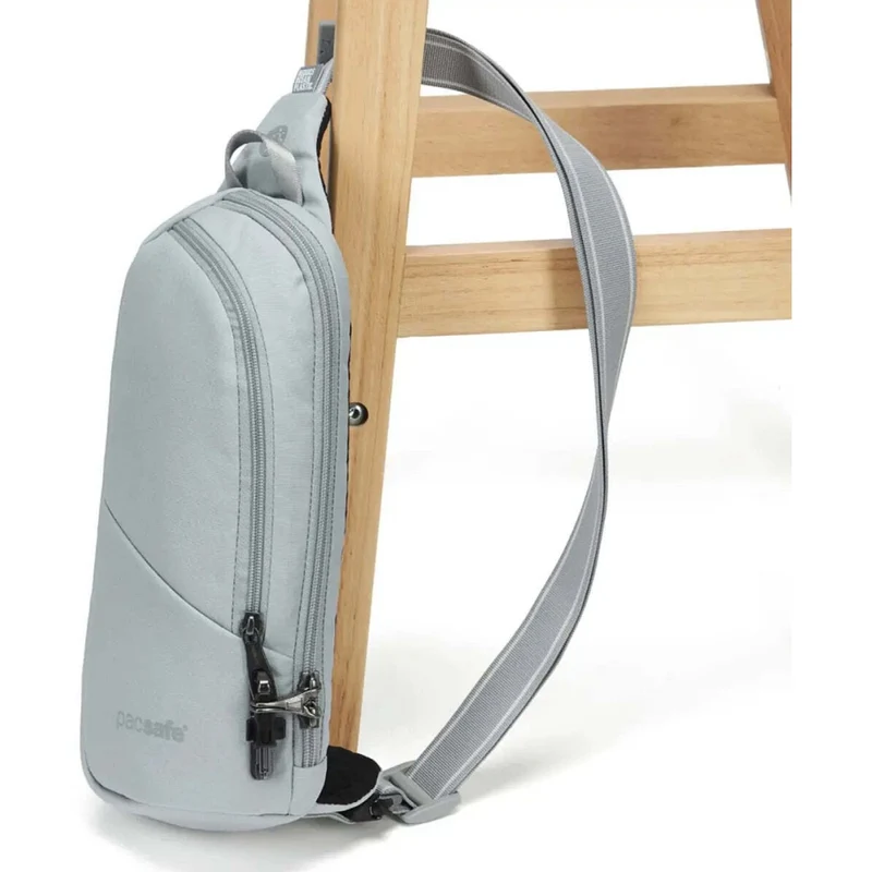 Pacsafe V Action Anti-Theft RFID Blocking Slashguard Sling Pack Digital Grey