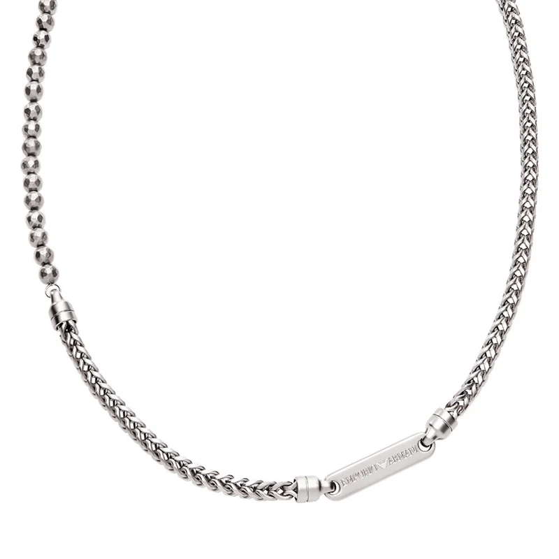 Emporio Armani Silver Coloured Necklace EGS3182040