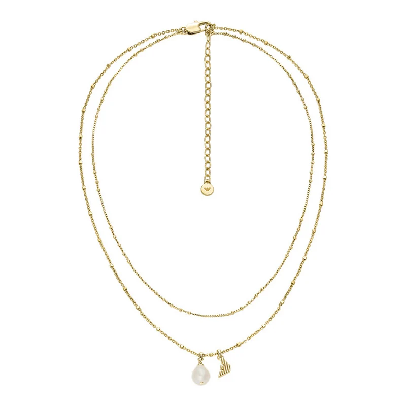 Emporio Armani Copper Gold Coloured Necklace EGS3273710