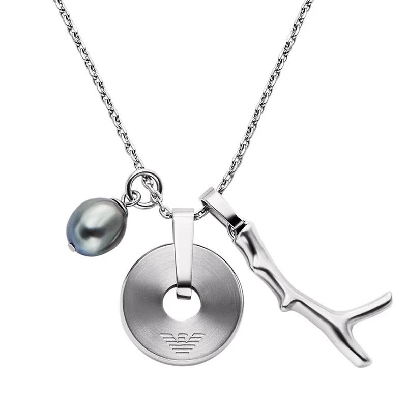 Emporio Armani Stainless Steel Men's Necklace EGS3315040