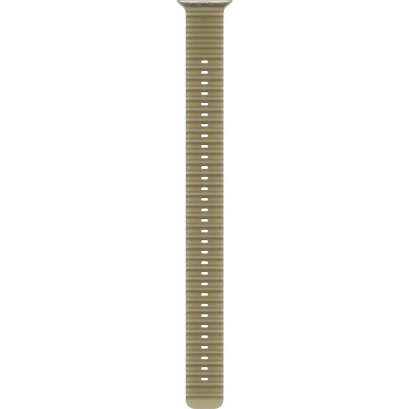 Apple Watch 49mm Translucent [Kelp] Ocean Band Extension [Natural Titanium Finish]