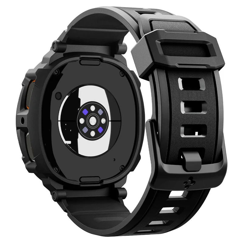 Spigen Galaxy Watch 9 / 8 40mm Rugged Armor Pro Band Case (Black) (Black)