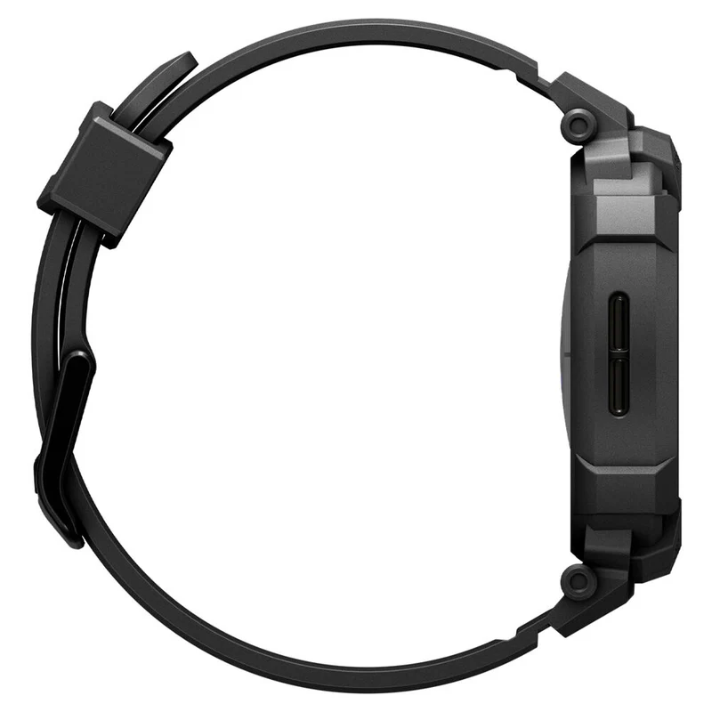 Spigen Galaxy Watch 9 / 8 40mm Rugged Armor Pro Band Case (Black) (Black)