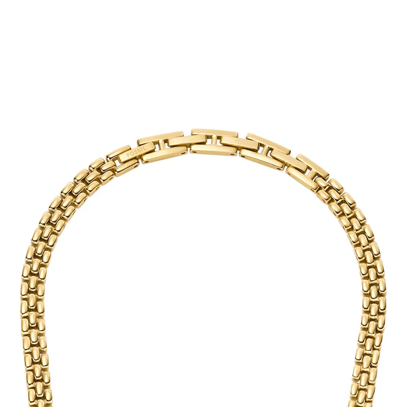 Fossil Arden Gold Coloured Stainless Steel Necklace JF04900710