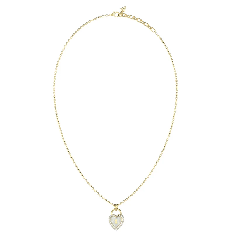 Guess Love Bites Gold-coloured Necklace JUBN06063JWYGT-U