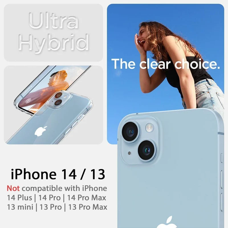 Spigen Apple iPhone 14 Ultra Hybrid Case - Clear