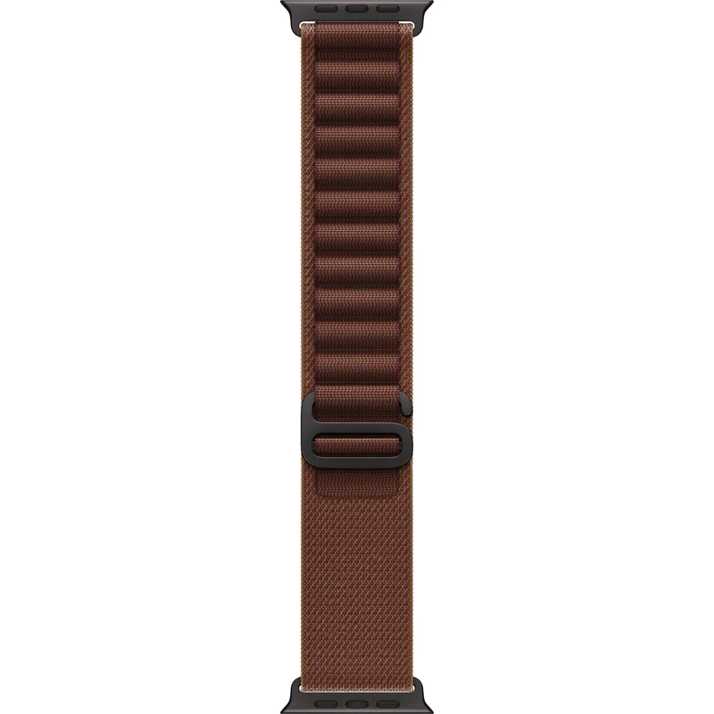 Apple Watch 49mm [Burgundy] Alpine Loop [Medium] [Black Titanium Finish]