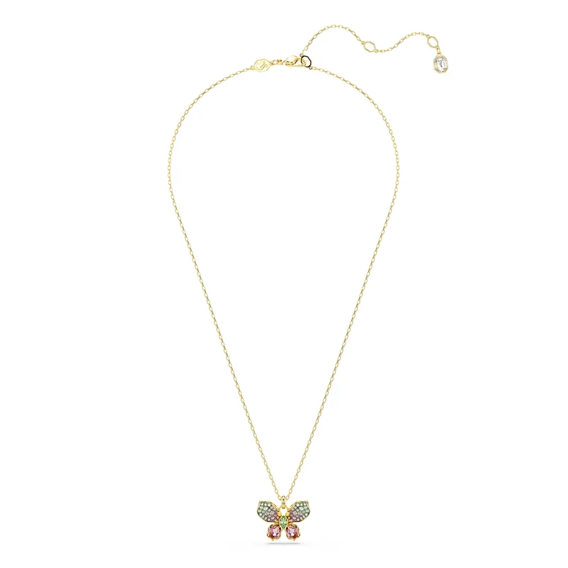 Swarovski Idylli Multi Coloured Butterfly Necklace 5709950