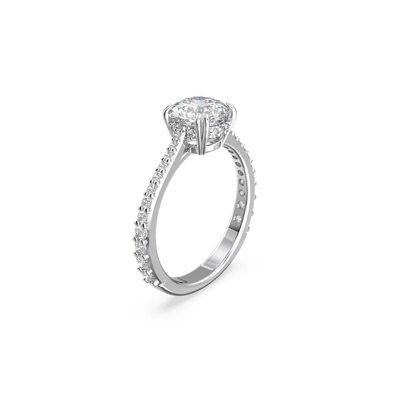 Swarovski Constella Silberfarbene Ringen Set 5649213
