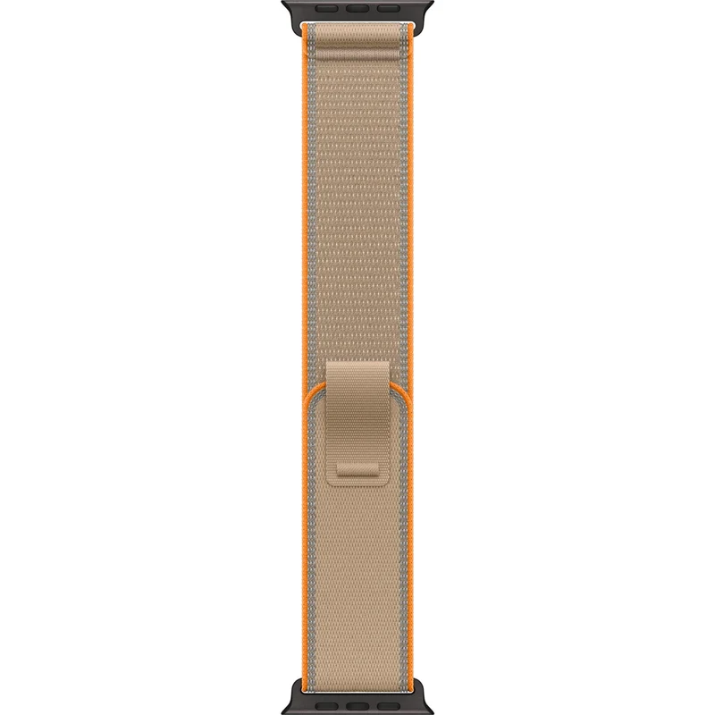Apple Watch 49mm [Sand] Trail Loop [M/L] [Black Titanium Finish]