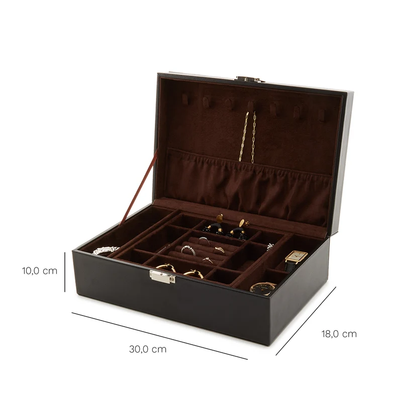Brandfield damen SchmuckkÃ¤stchen Schwarz BFJB100409
