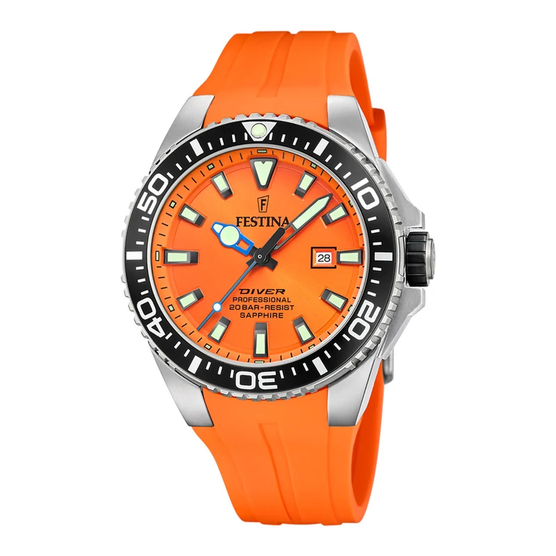 Festina Diver herren Uhr Orange F20664/4