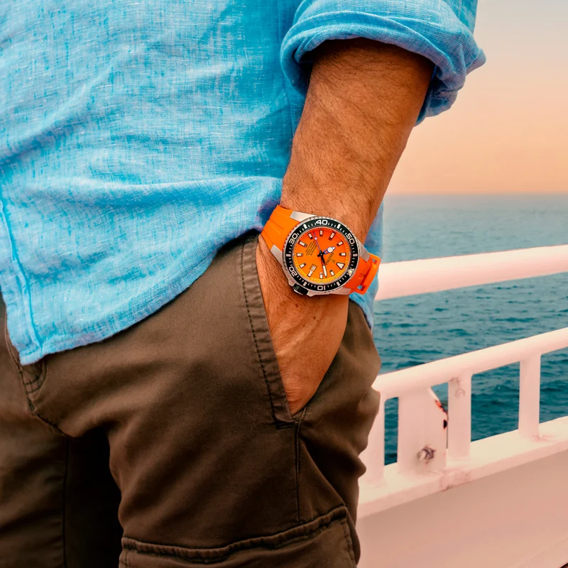 Festina Diver herren Uhr Orange F20664/4