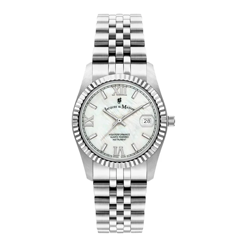 Jacques du Manoir Inspiration Prestige damen Uhr Silber JWL01301