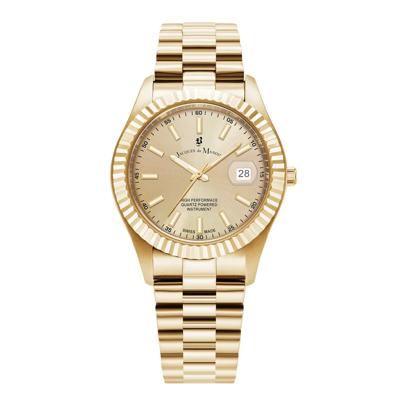 Jacques du Manoir Inspiration herren Uhr Gold JWG03002