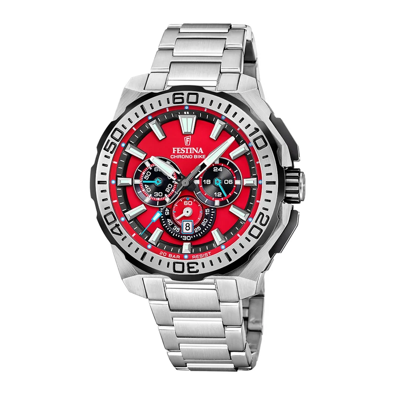Festina Chrono Bike Rote Herrenuhr F20724/5