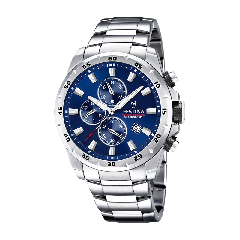 Festina Chrono Sport herren Uhr Silber F20463-2