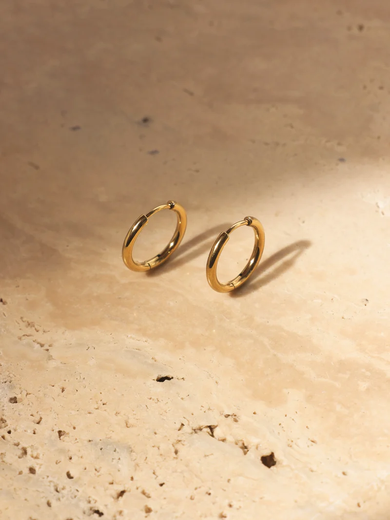 16mm Minimal Hoop Ohrringe