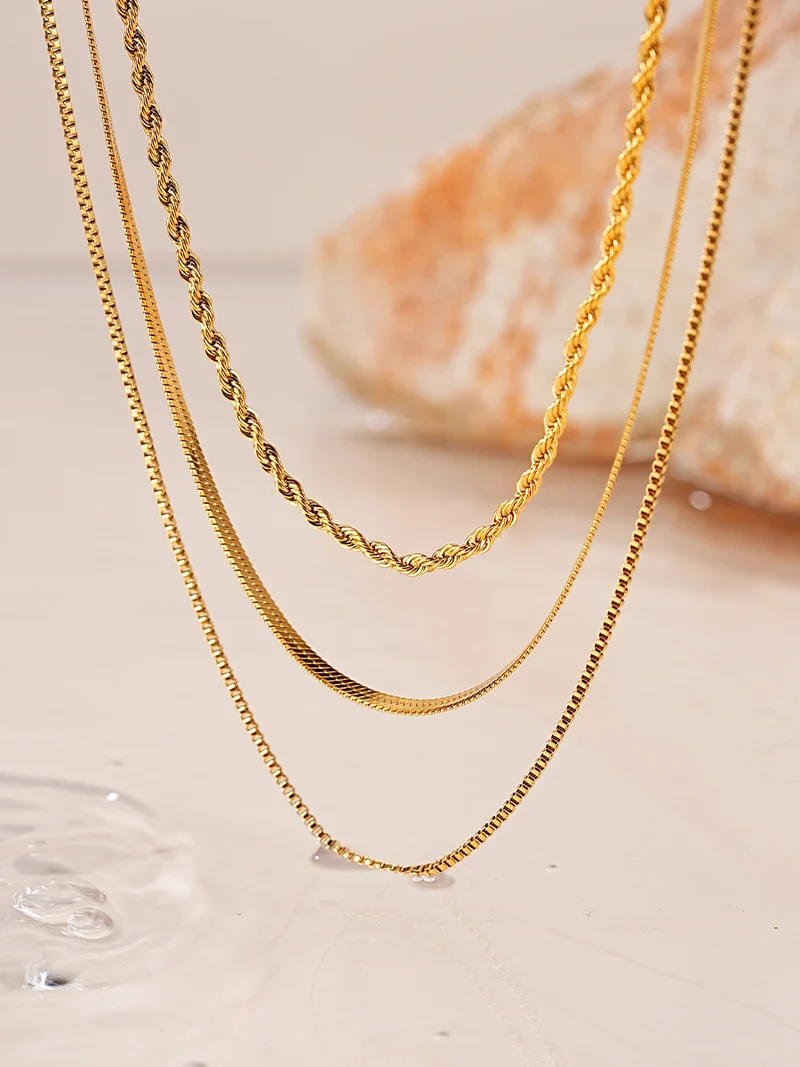 Trio Layered Kette