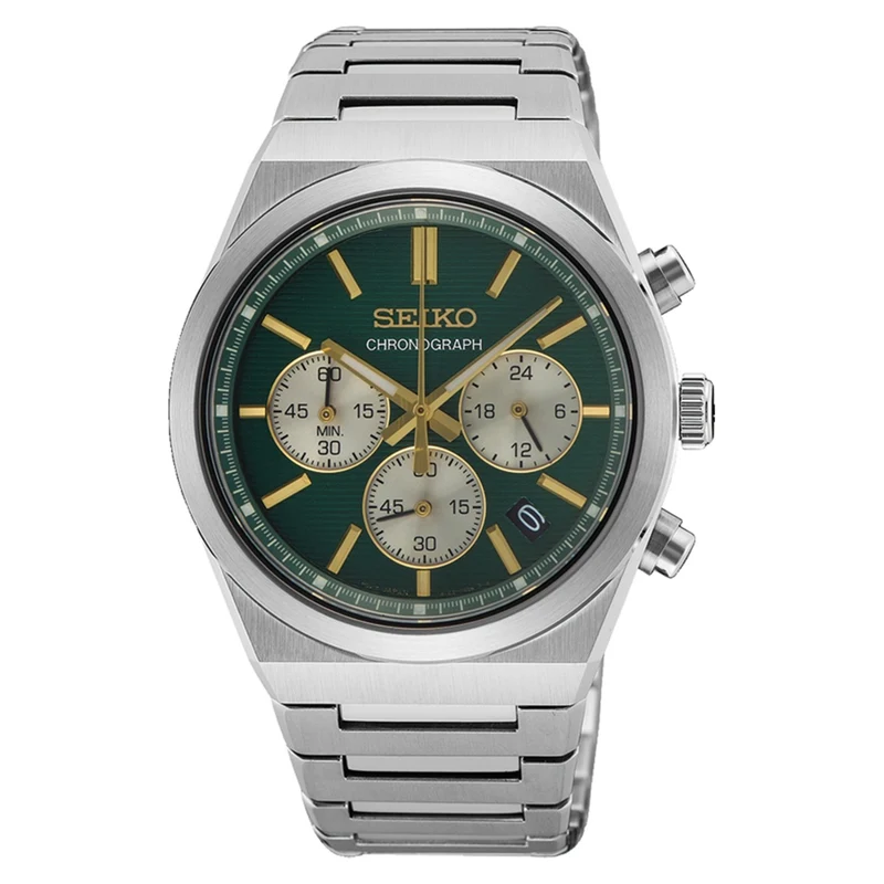 Seiko Green Chronograph Men's Watch SSB461P1
