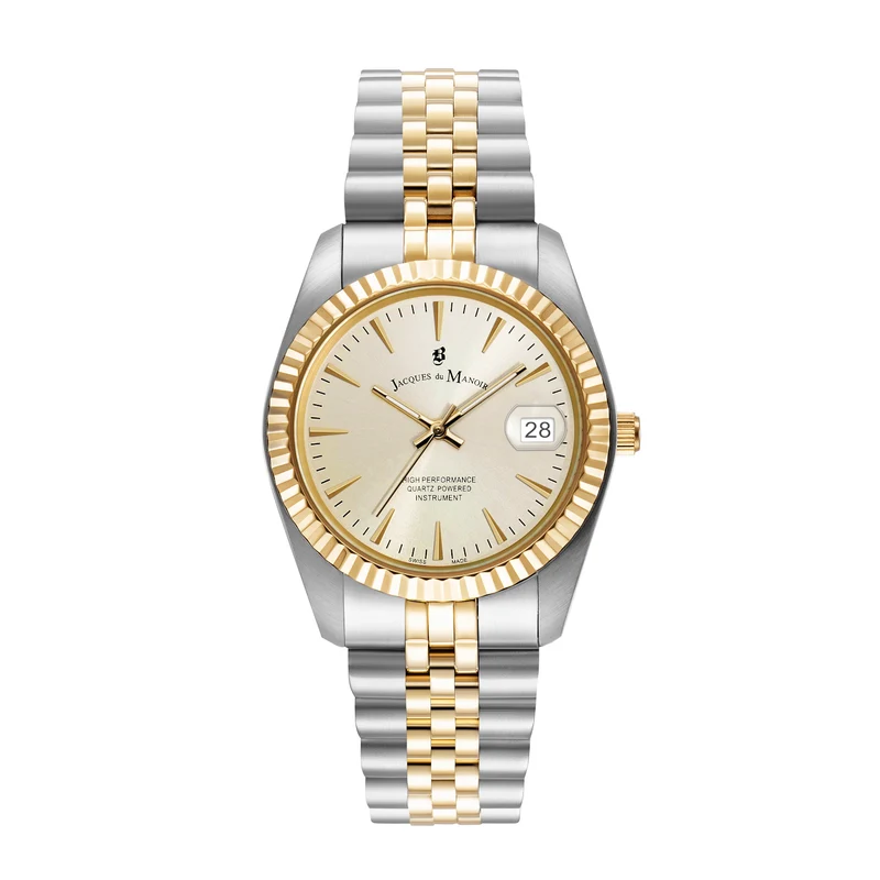 Jacques du Manoir Inspiration Classic damen Uhr Gold/Silber JWG02202