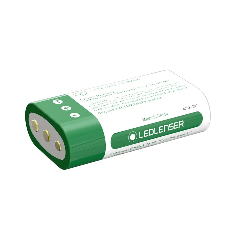Ledlenser 2x21700 Rechargeable Battery Pack H15R H19R Li-ion