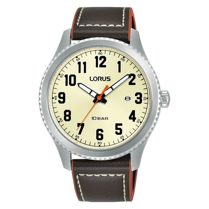 Lorus Leather Strap Men's Watch RH987RX9