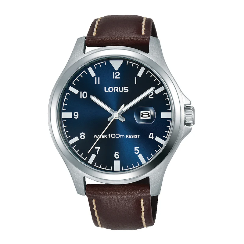 Lorus herren Uhr Braun RH963KX8