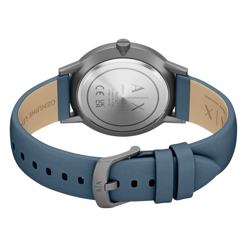 Armani Exchange Round Blue Dial Watch AX2767
